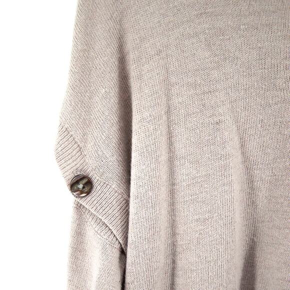 Something Else by Natalie Wood Beige Angora Viscose Blend Ivory Button Sleeves 4 - Picture 5 of 15